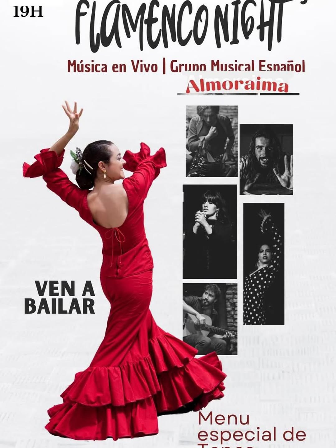 Flamenco-Tänzerin auf der Bühne